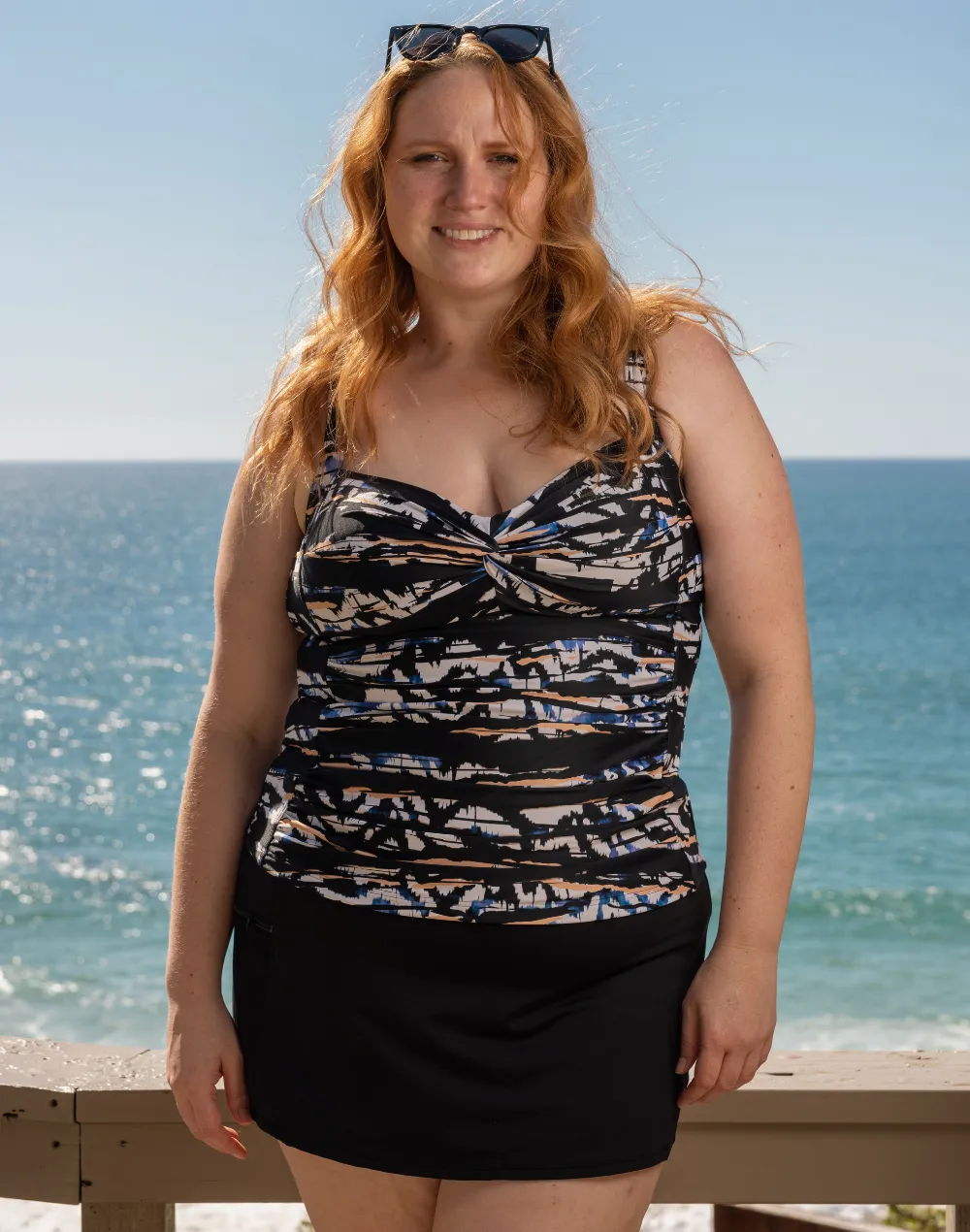 Provenance Plus Size Tankini Top