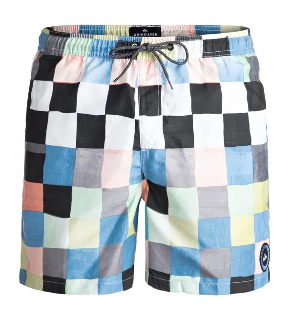 Quiksilver Resin Check Volley 15 Swim Shorts