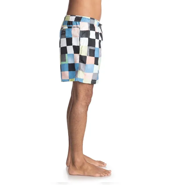Quiksilver Resin Check Volley 15 Swim Shorts