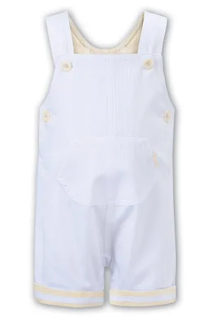 "Adam" White & Lemon Dungarees