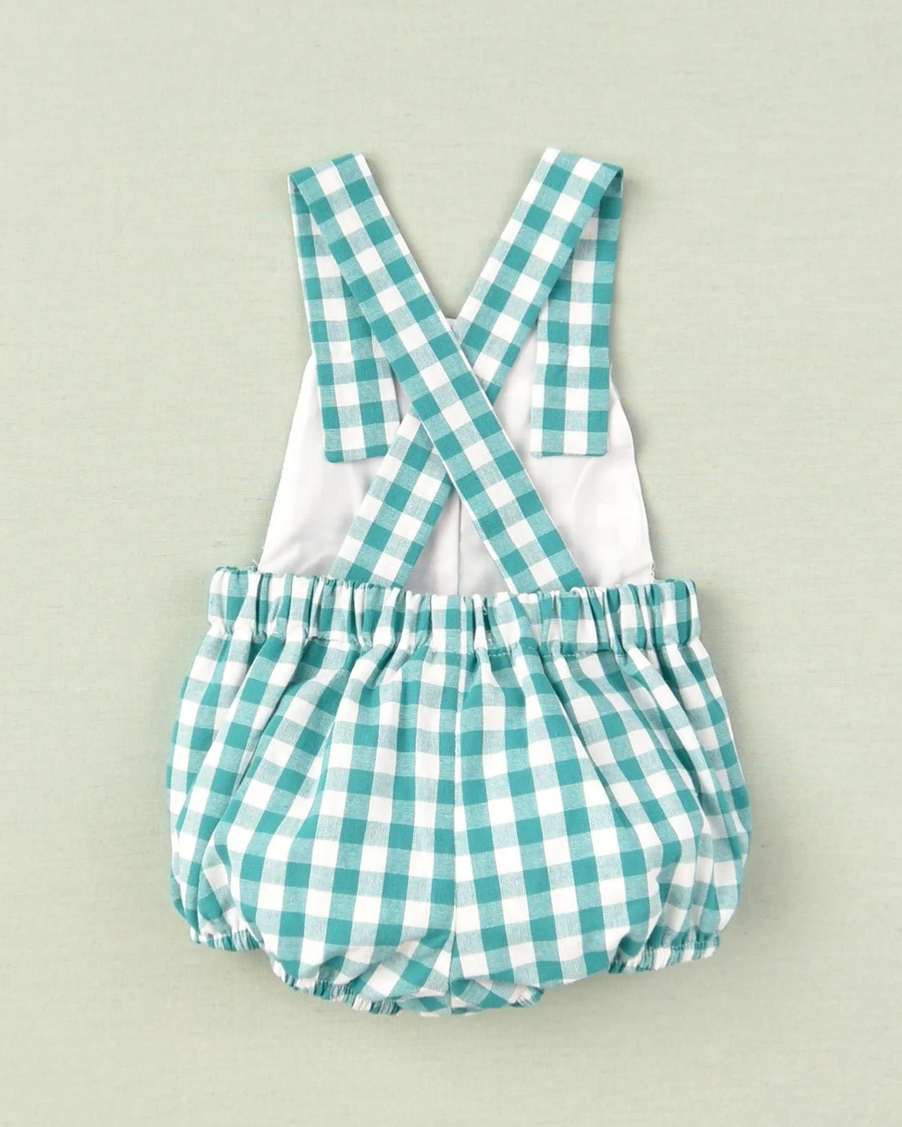 "Kojo" Gingham Dungarees