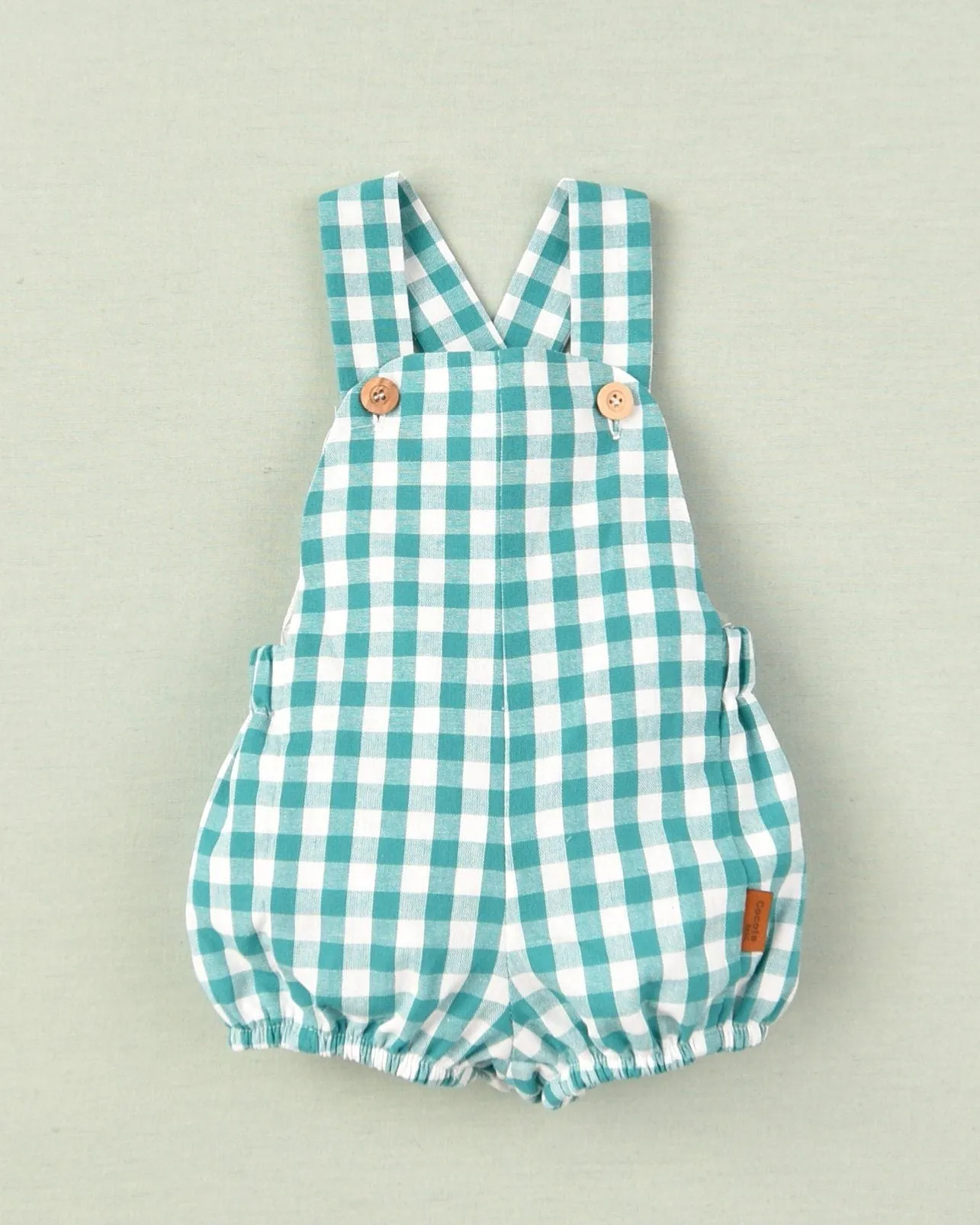 "Kojo" Gingham Dungarees