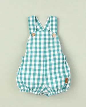 "Kojo" Gingham Dungarees