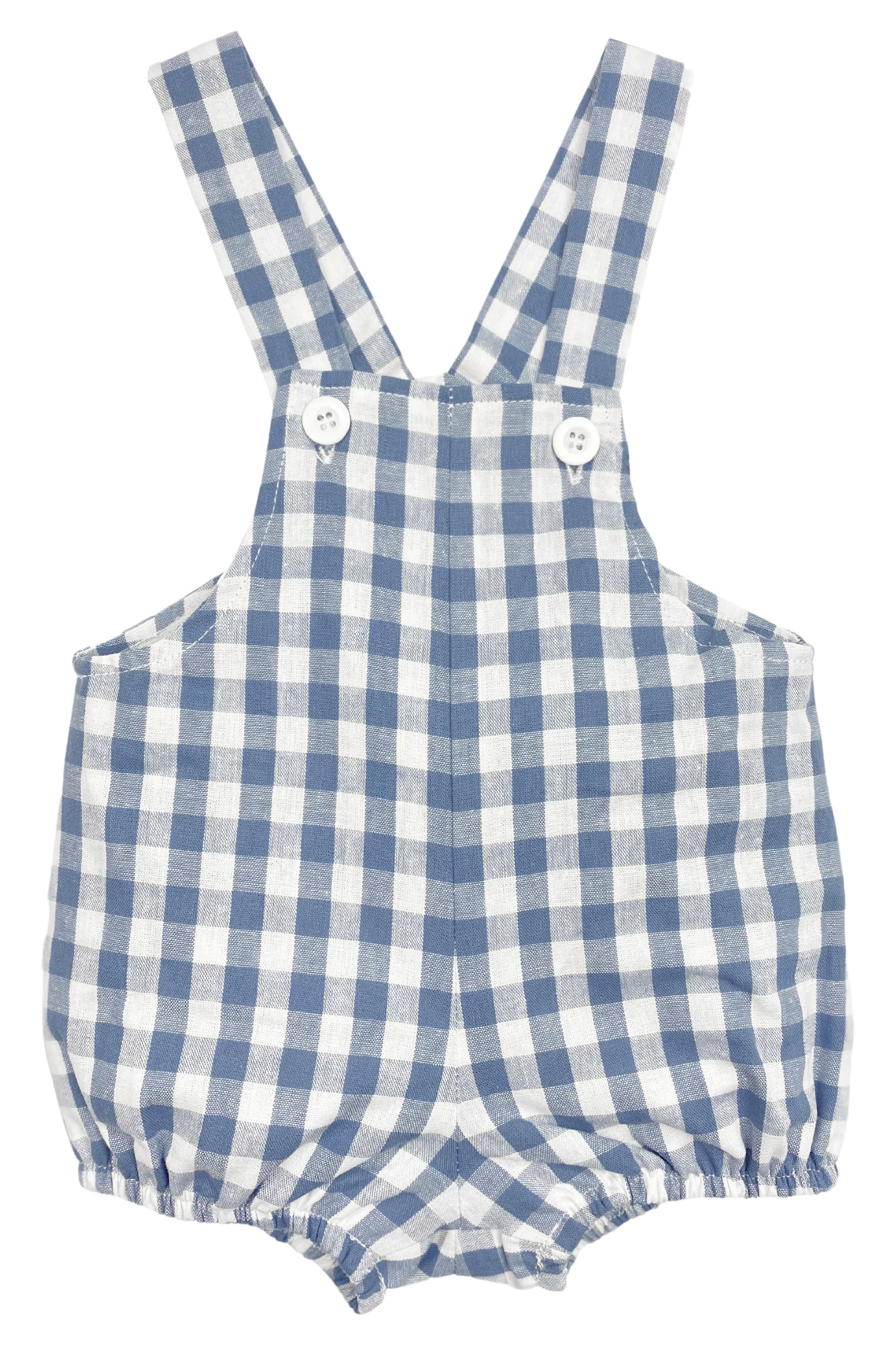 "Max" Gingham Dungaree Romper