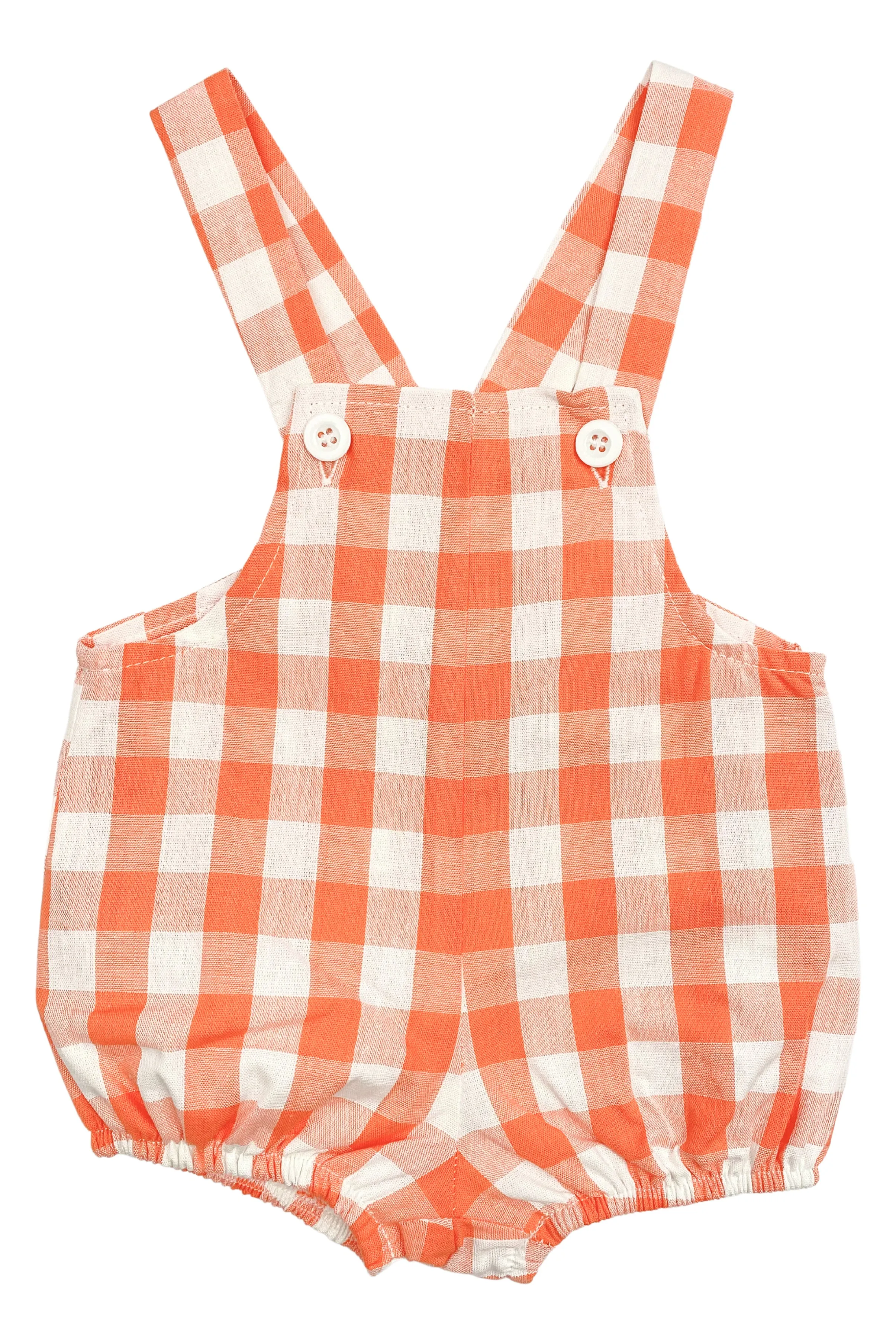 "Max" Gingham Dungaree Romper