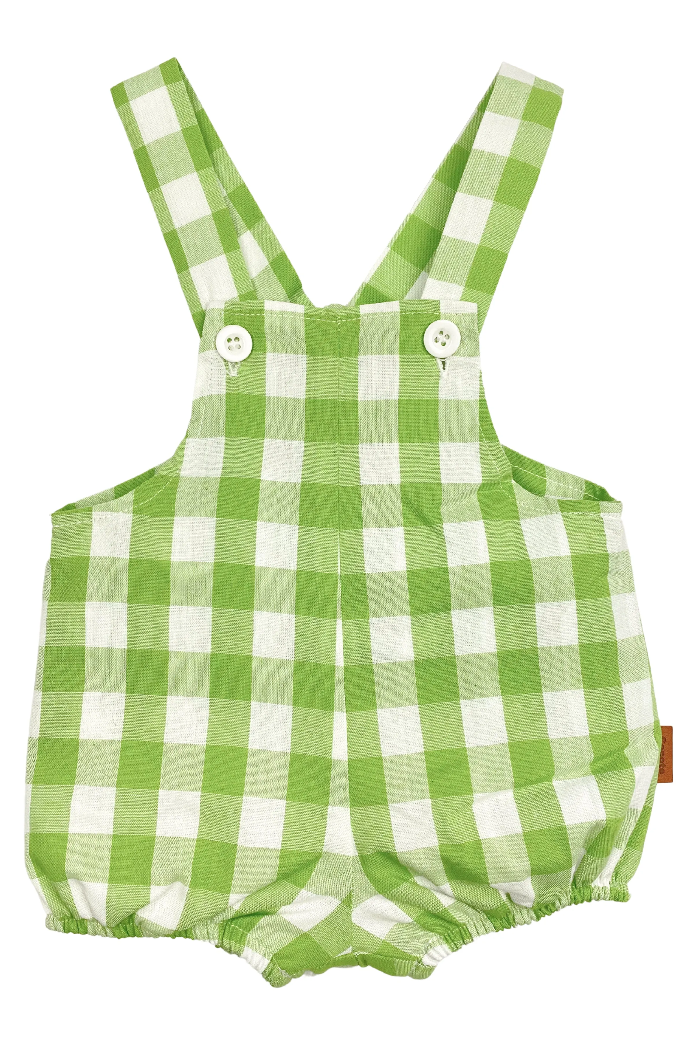 "Max" Gingham Dungaree Romper