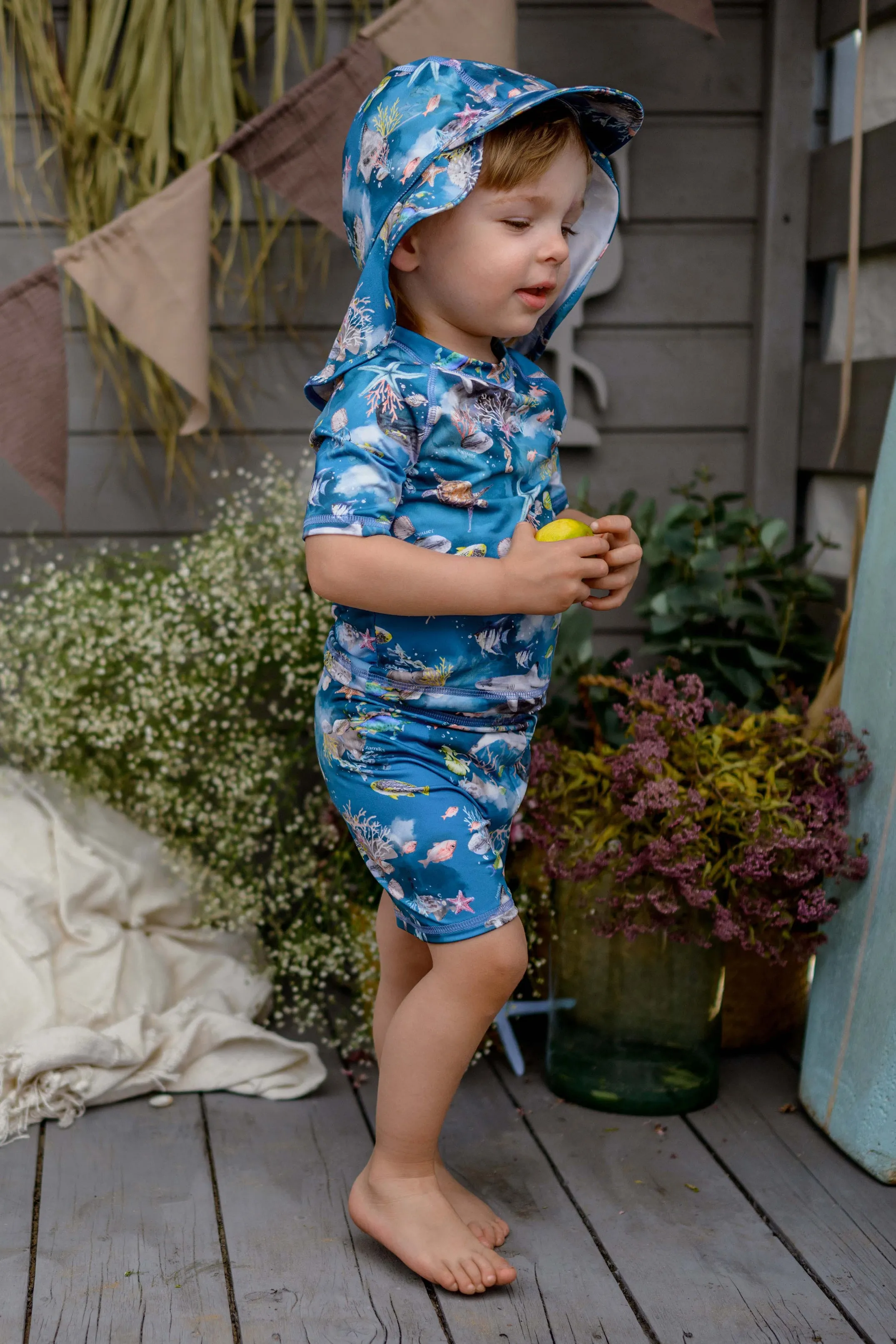 "Triton" Teal Sea Life Swim Set