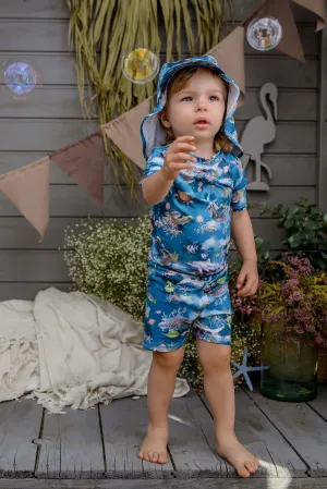 "Triton" Teal Sea Life Swim Set