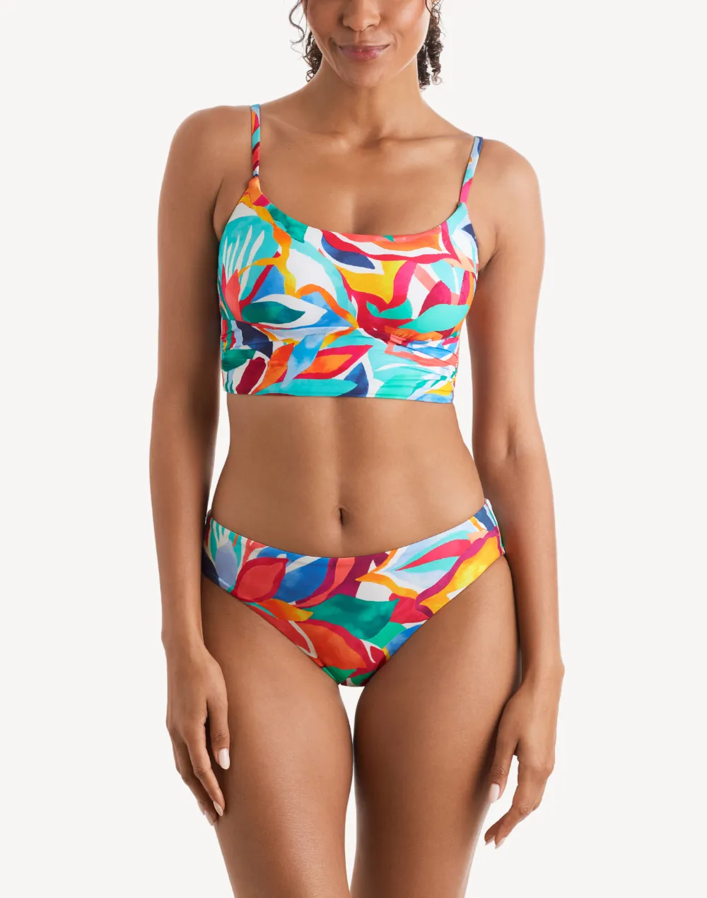 Radiant Floral Ellis Midkini Top