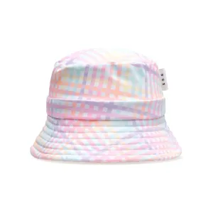 Rainbow Check Swim Hat