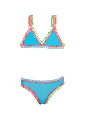 Rainbow Embroidered Bikini