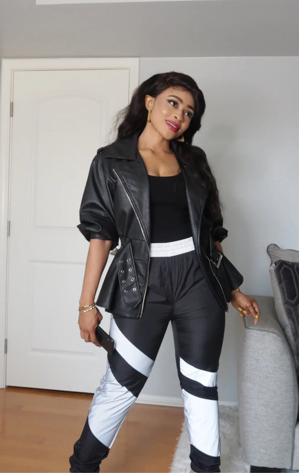 Reflective Pants Set HOEA2968A