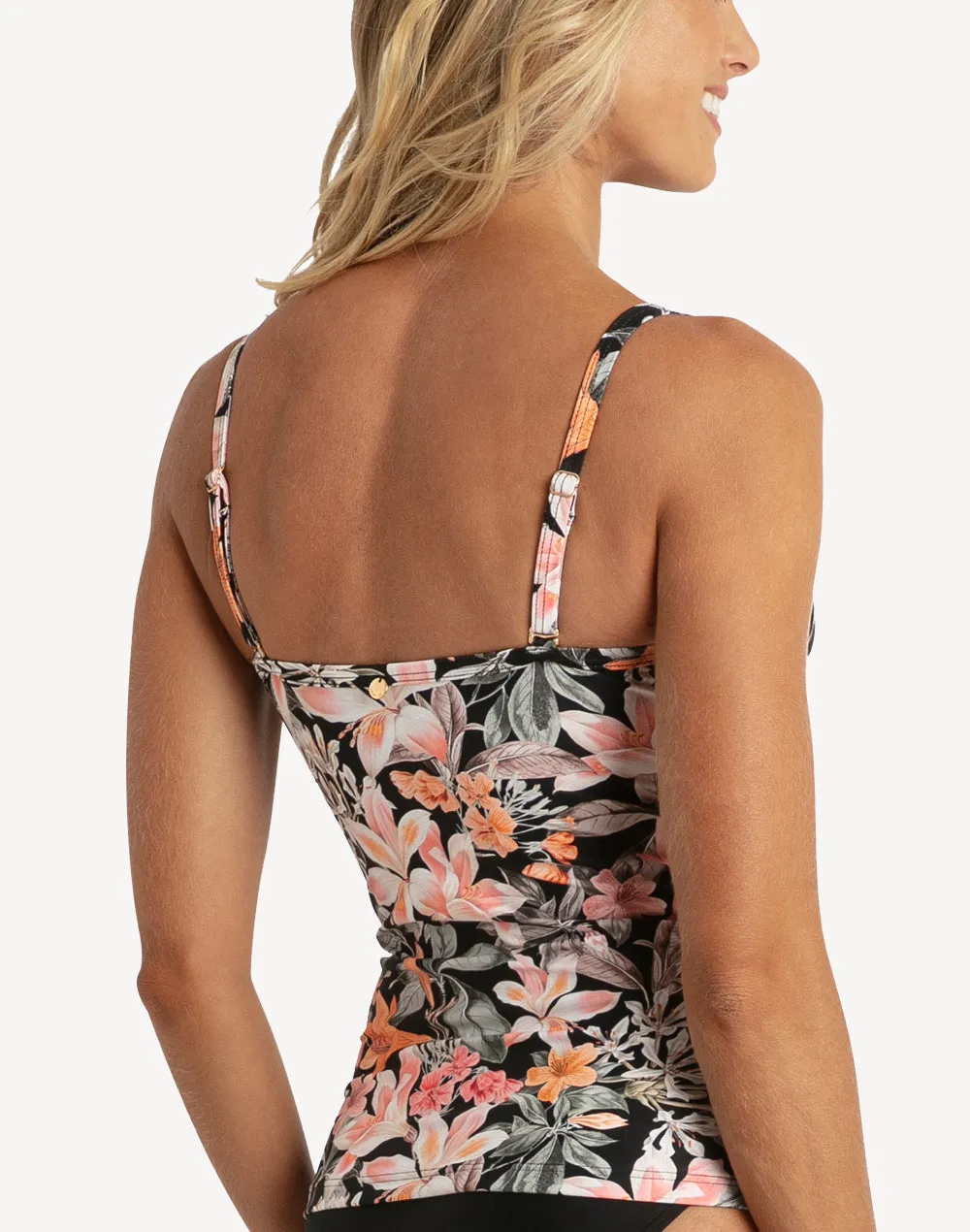 Rome Twist Front Tankini Top