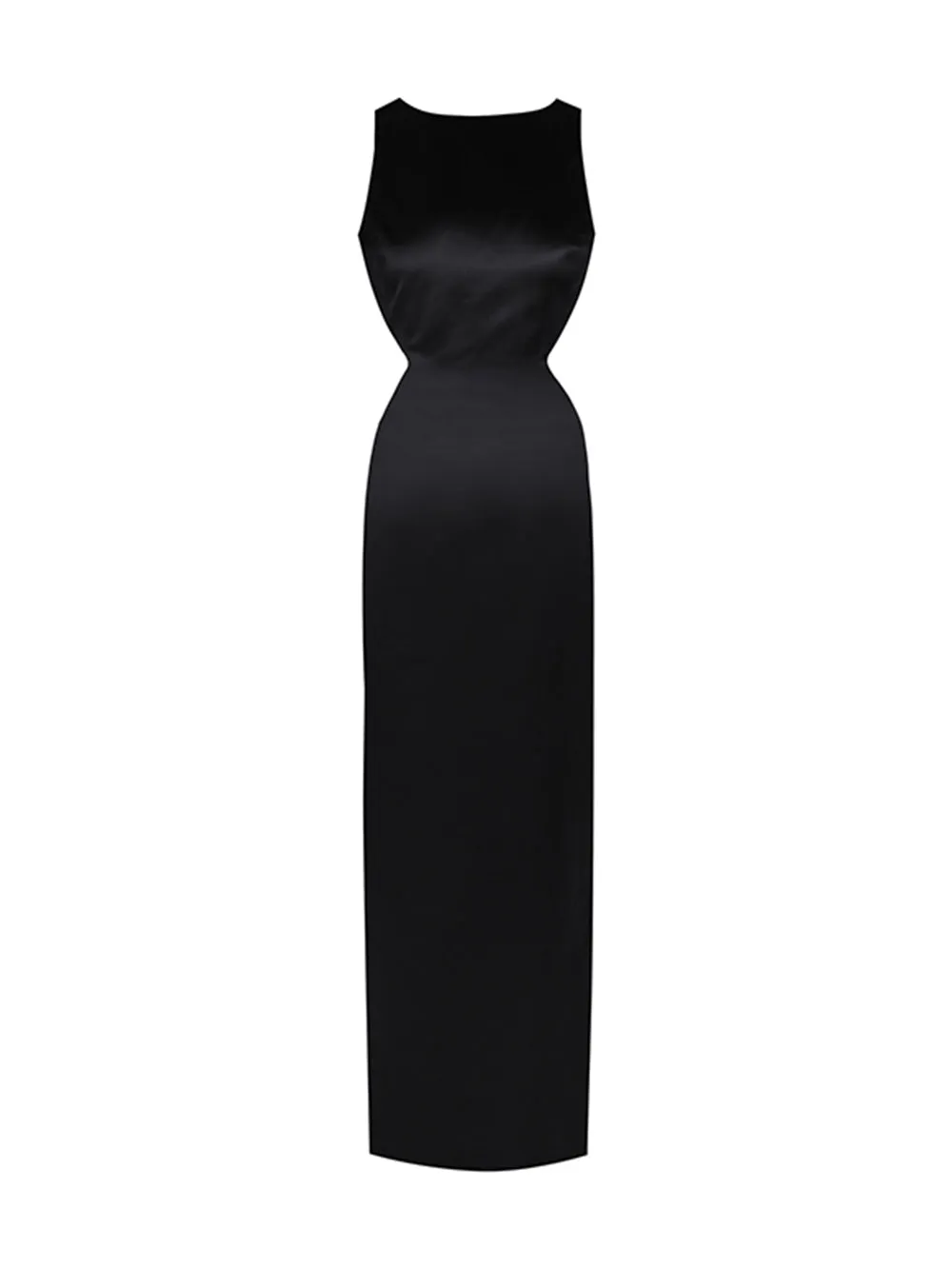 Round Neck Sleeveless Cut Out Maxi Dress KLYS011
