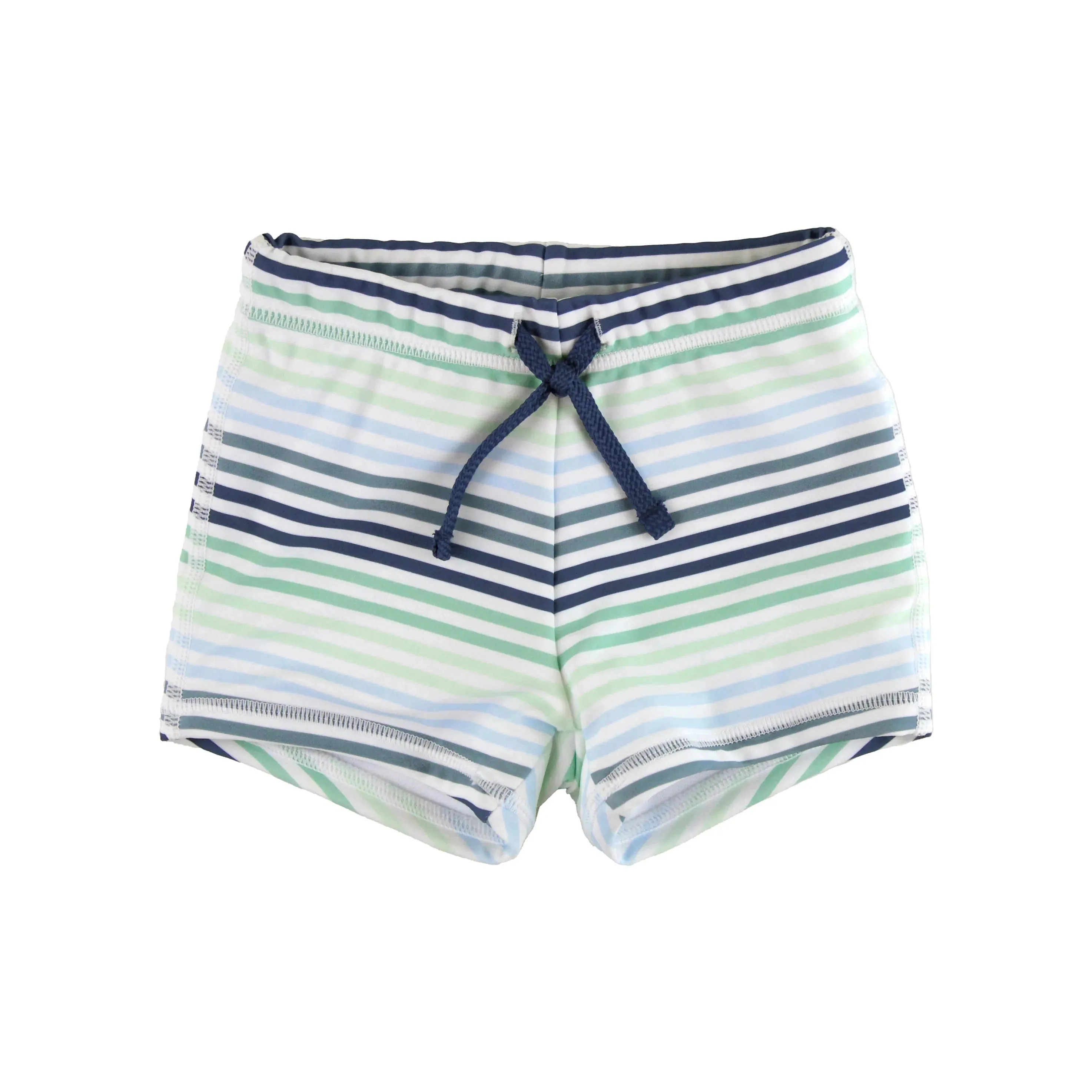 RuggedButts Coastal Stripes Swim Shorties