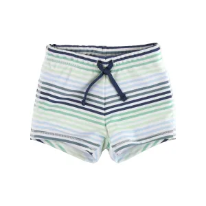 RuggedButts Coastal Stripes Swim Shorties