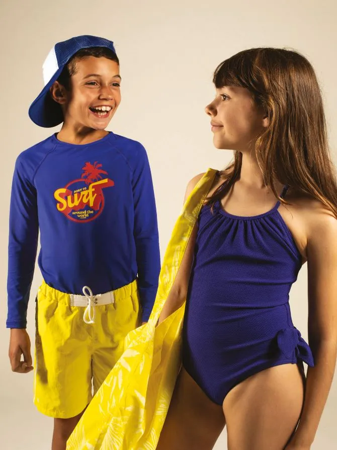 Saco Surf Anti-UV Shirt In Atlantic