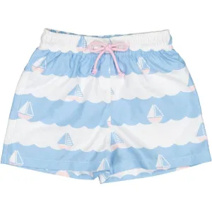 SAL & PIMENTA - Sailboat Swim Shorts - White