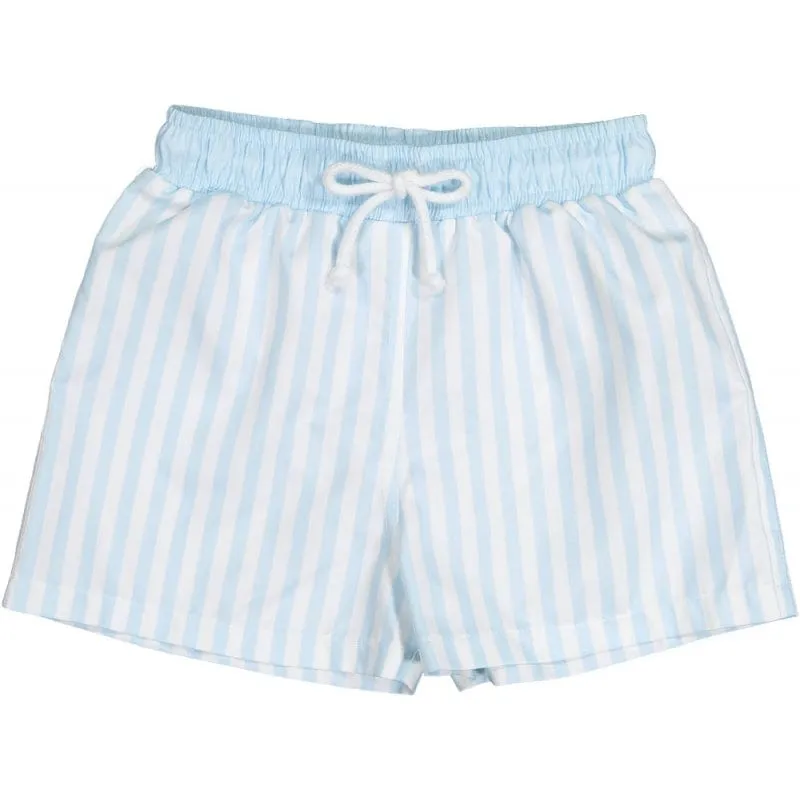 SAL & PIMENTA - Sailor Stripe Swim Shorts - Blue