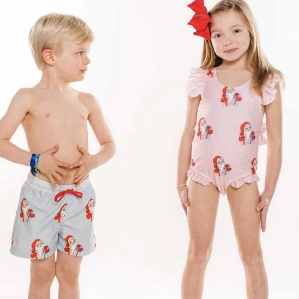 SAL & PIMENTA - Santa Swim Shorts