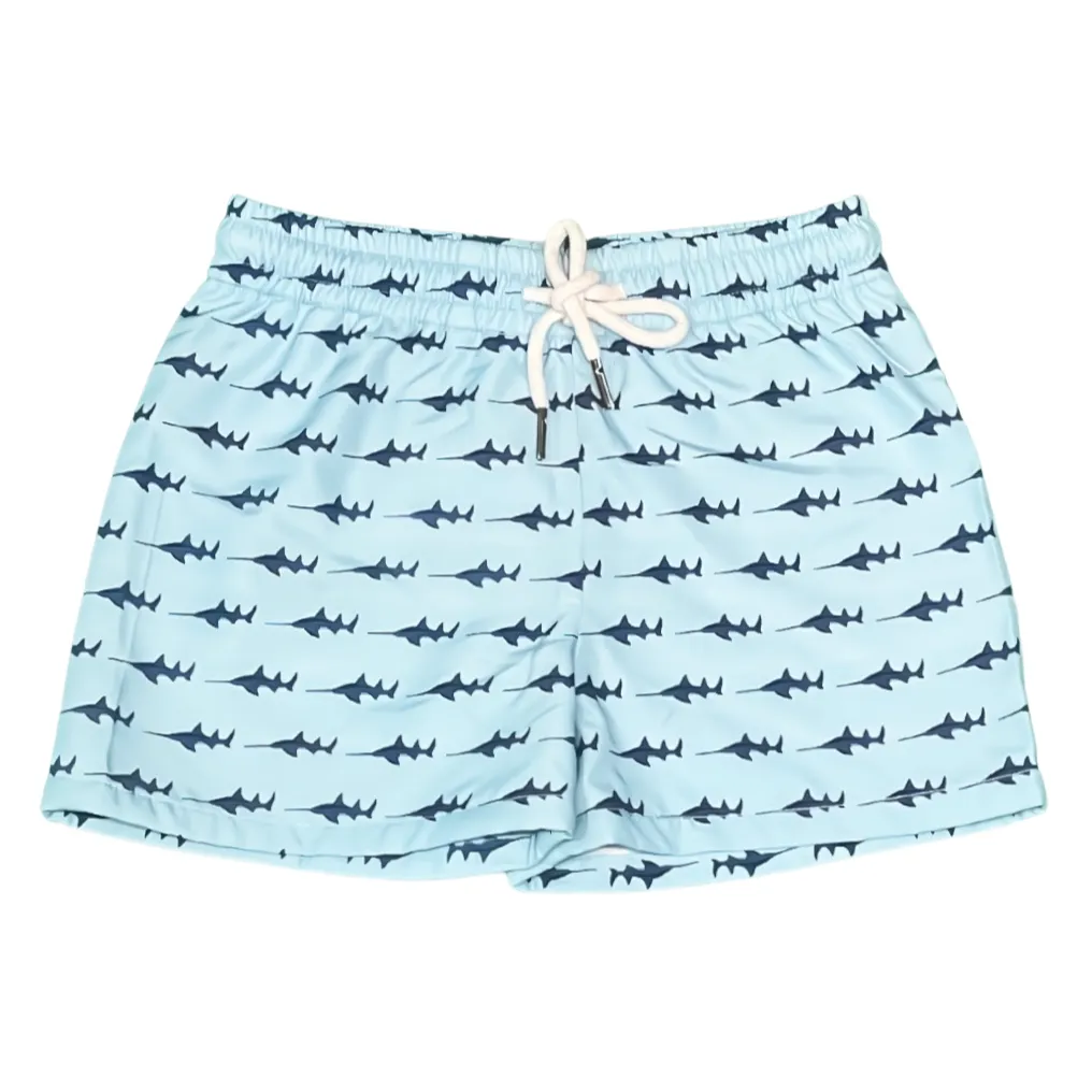 Saltwater Boys Company Sawfish Swim Shorts - Blue