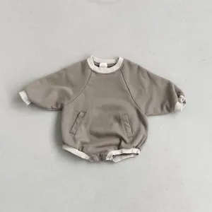Sam Baby Bubble Romper | Mocha