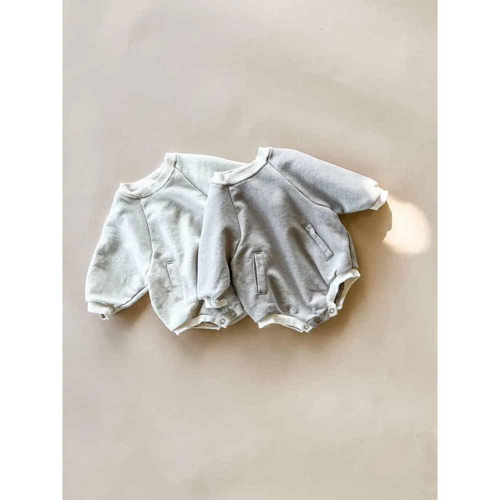 Sam Baby Bubble Romper | Mocha
