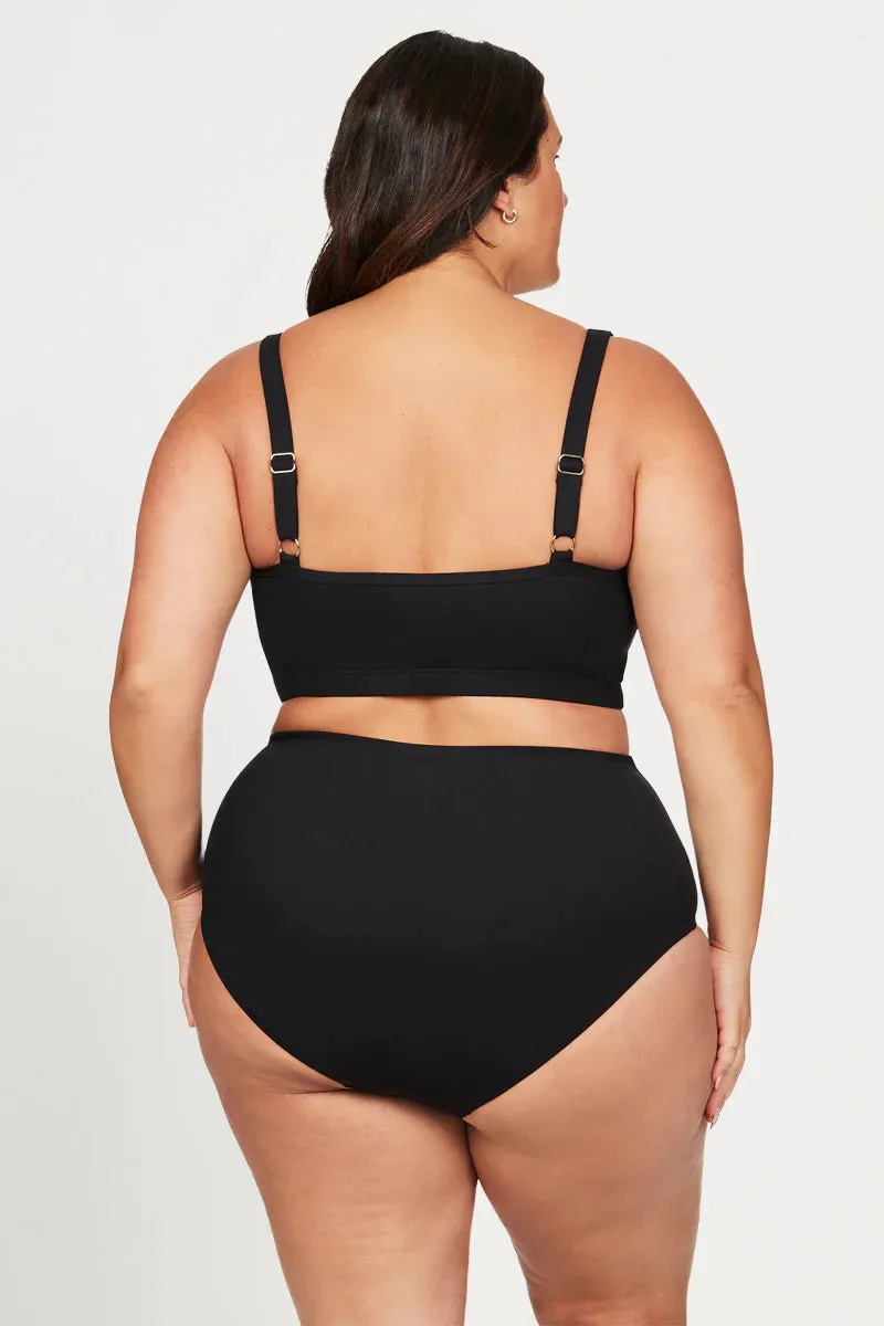 Sculpt Swim Bottom In Black - ArteSands