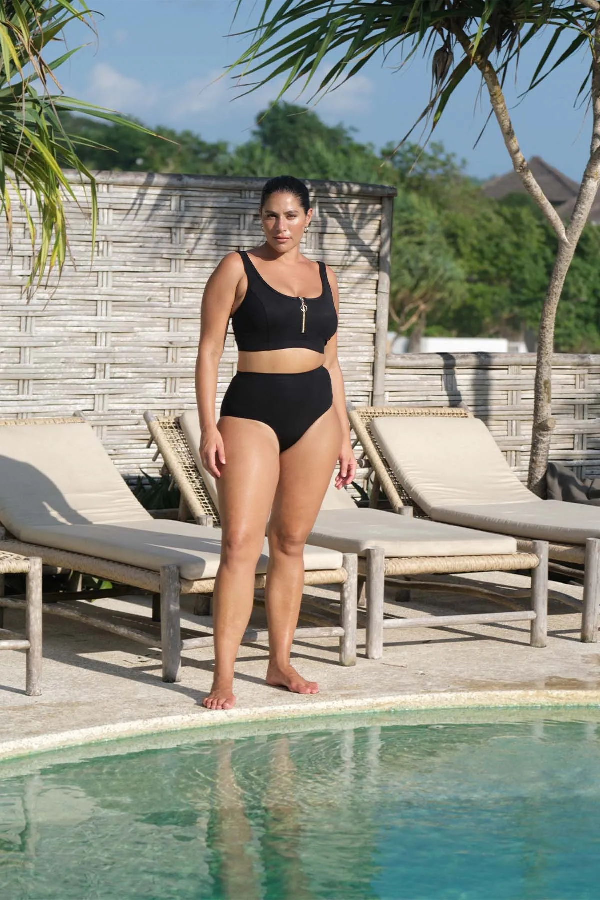 Sculpt Swim Bottom In Black - ArteSands