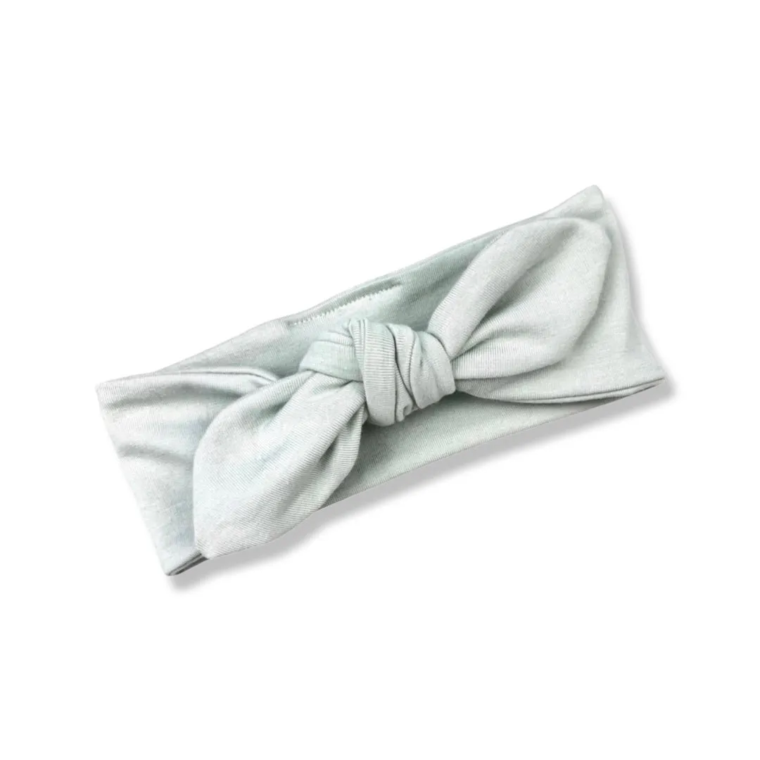 SEA FOAM KNOTTED HEAD WRAP