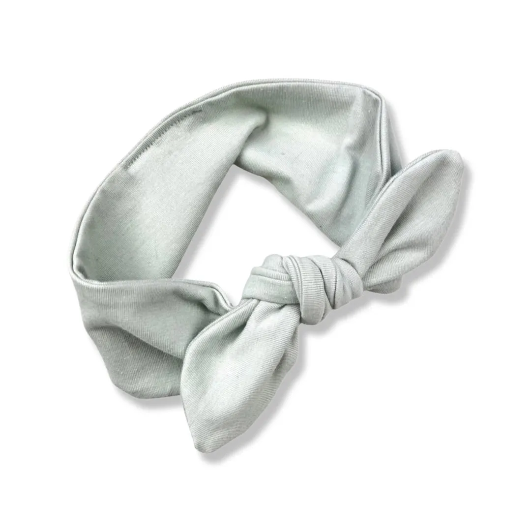 SEA FOAM KNOTTED HEAD WRAP
