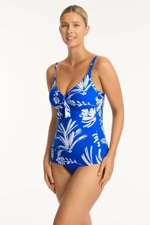 Sea Level Tradewind Tie Front DD/E Tankini