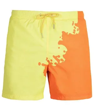 Sea'Sons - Orange - Yellow | Color changing swim shorts
