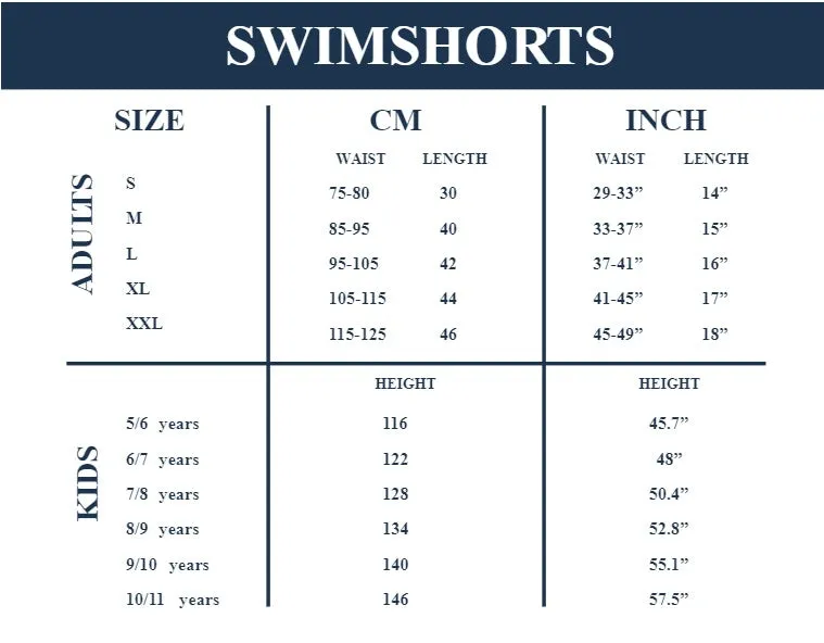 Sea'Sons - Orange - Yellow | Color changing swim shorts