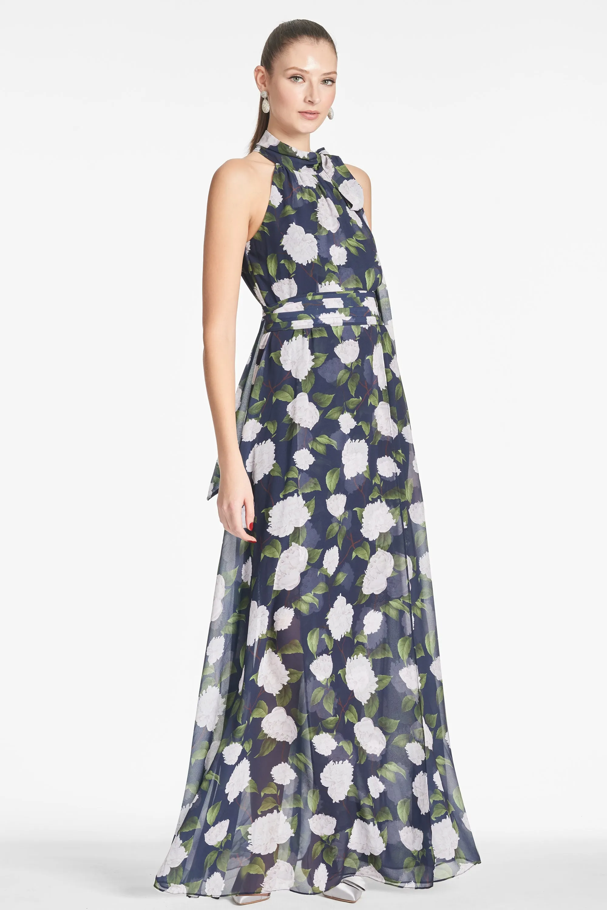 Selena Gown - Navy/Ivory Moonlit Garden
