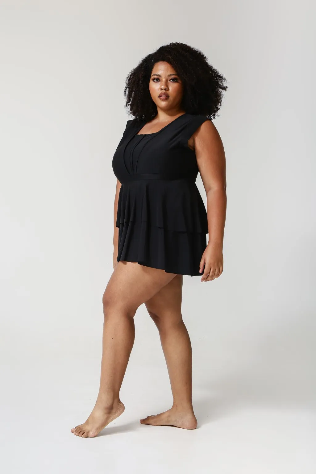 Serena Midi Swimsuit - Black