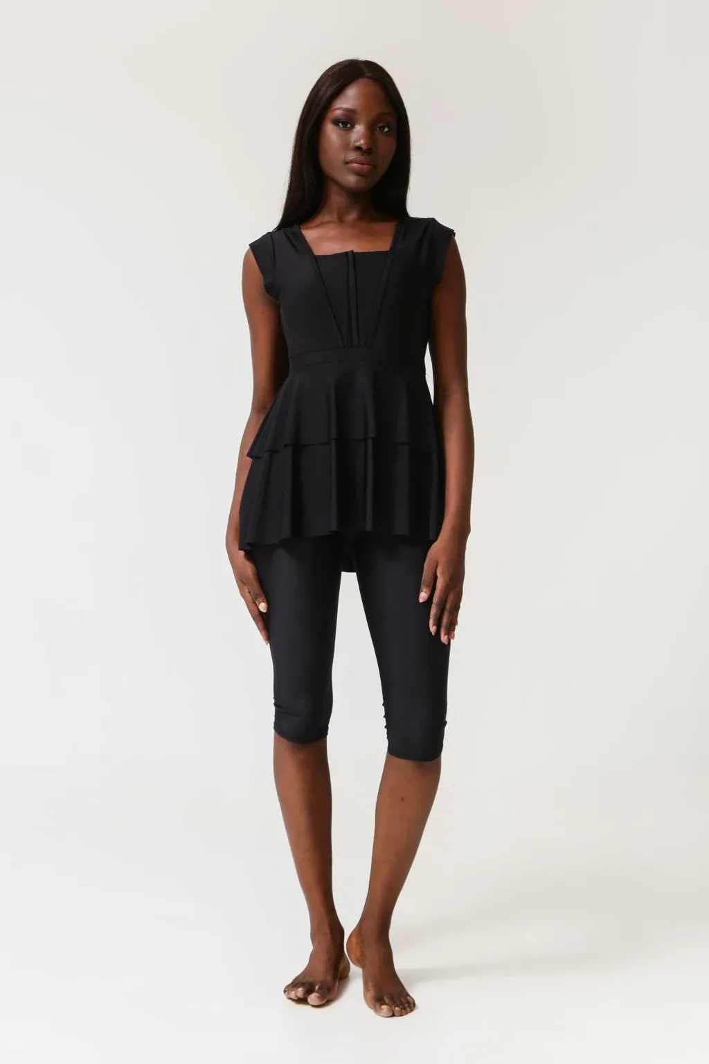 Serena Midi Swimsuit - Black