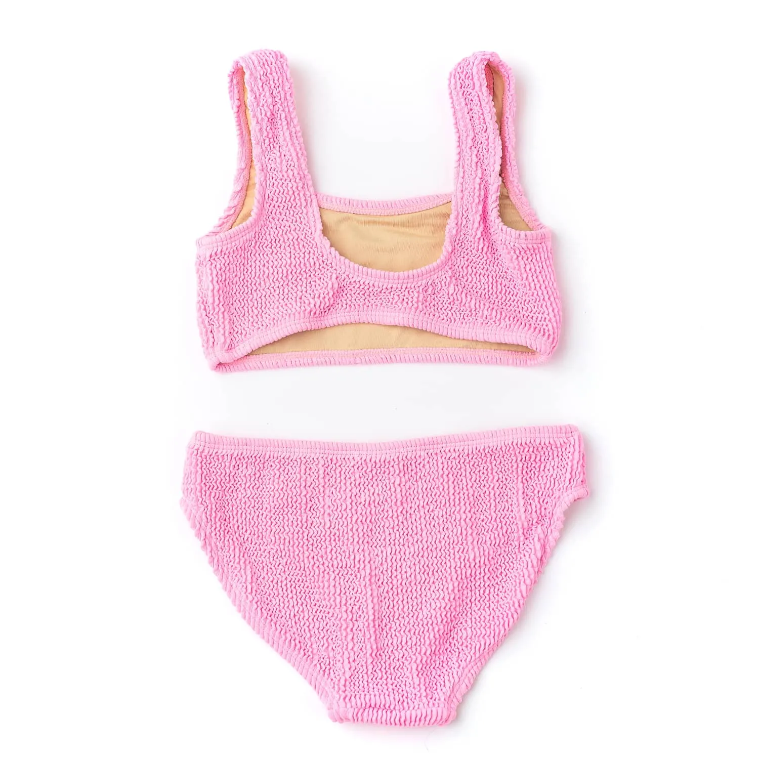 Shade Critters- Pink Crinkle Textured Bikini