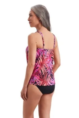 Shape Solver Handkerchief Hem Tankini Top