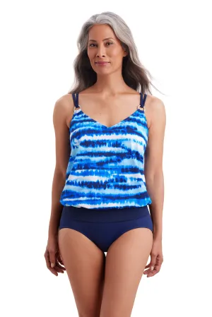Shape Solver V-neck Blouson Ring Tankini