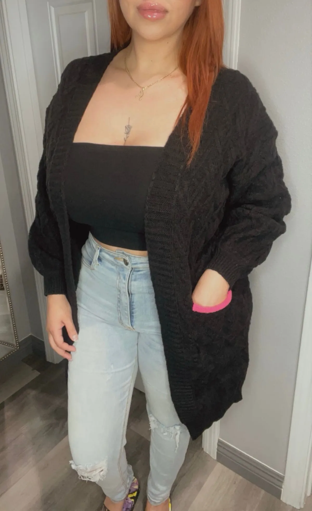 Shelly Cardigan(Black)
