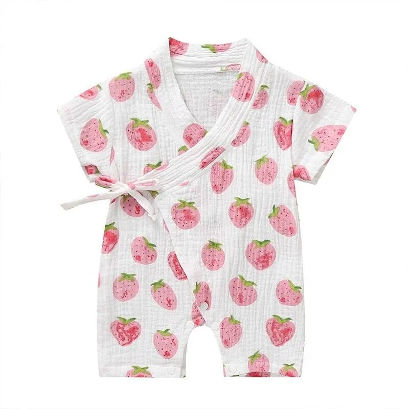 Short Sleeve Baby Kimono