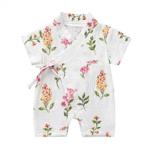 Short Sleeve Baby Kimono