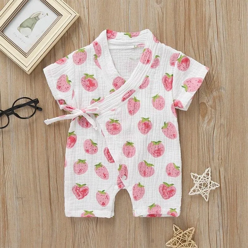Short Sleeve Baby Kimono