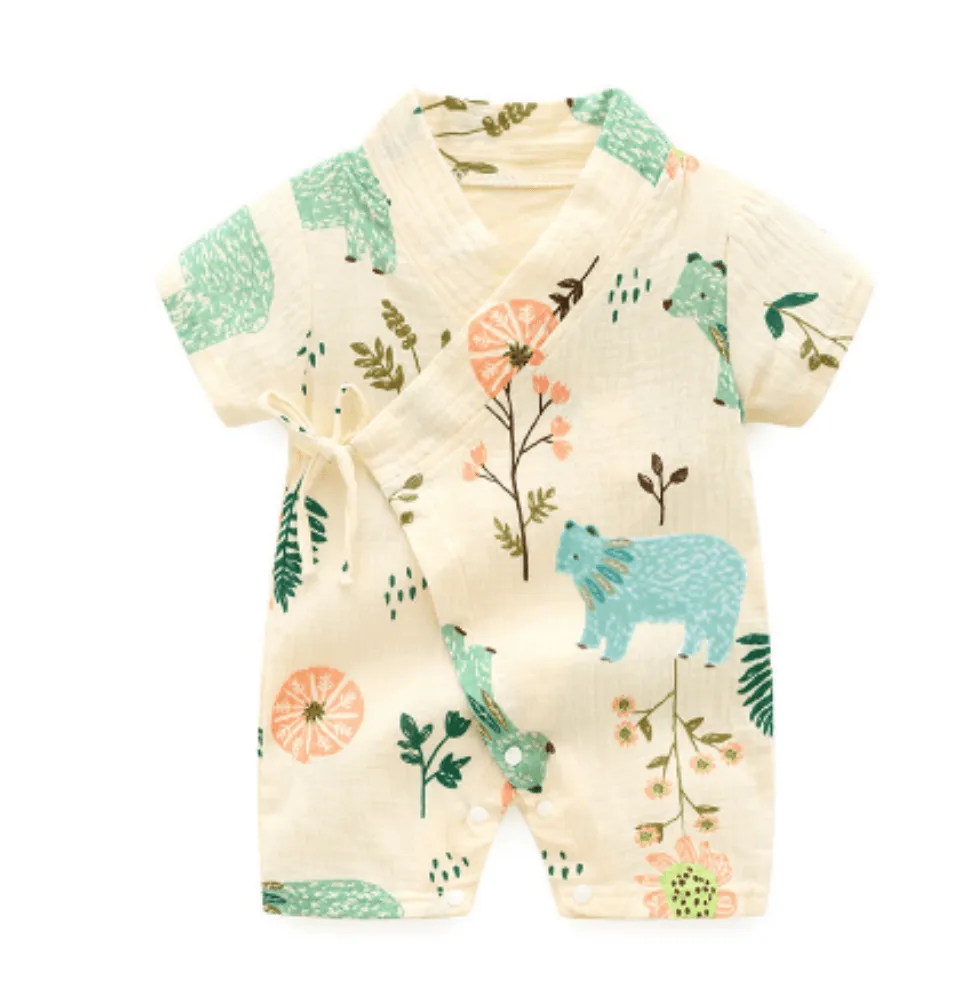 Short Sleeve Baby Kimono
