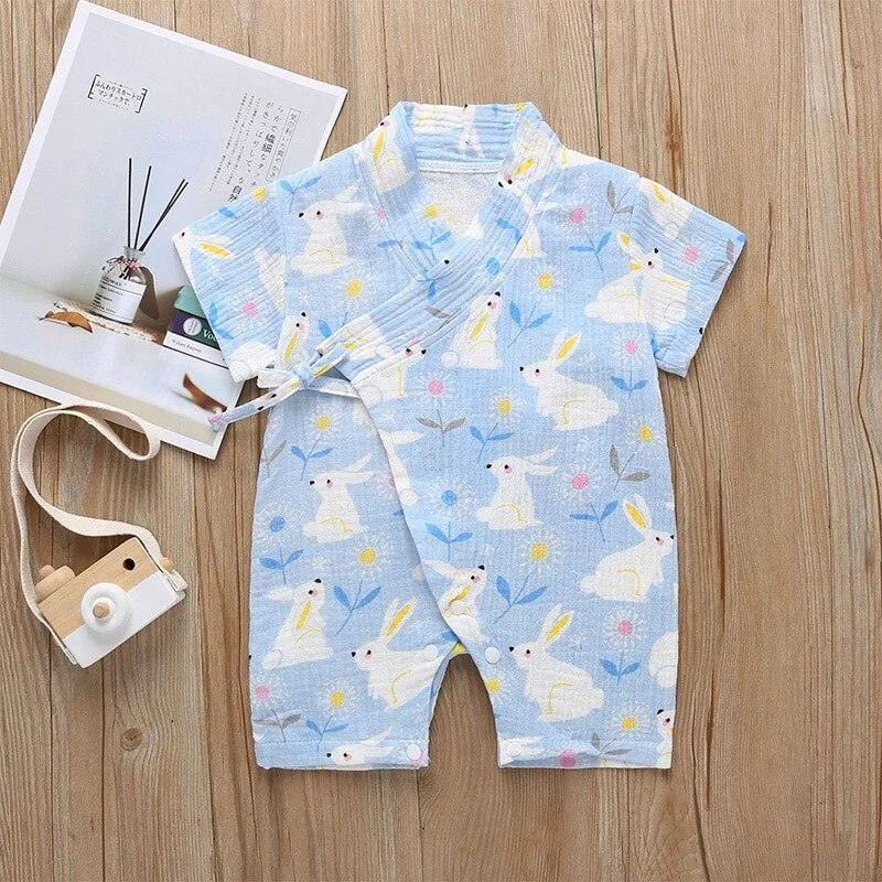 Short Sleeve Baby Kimono