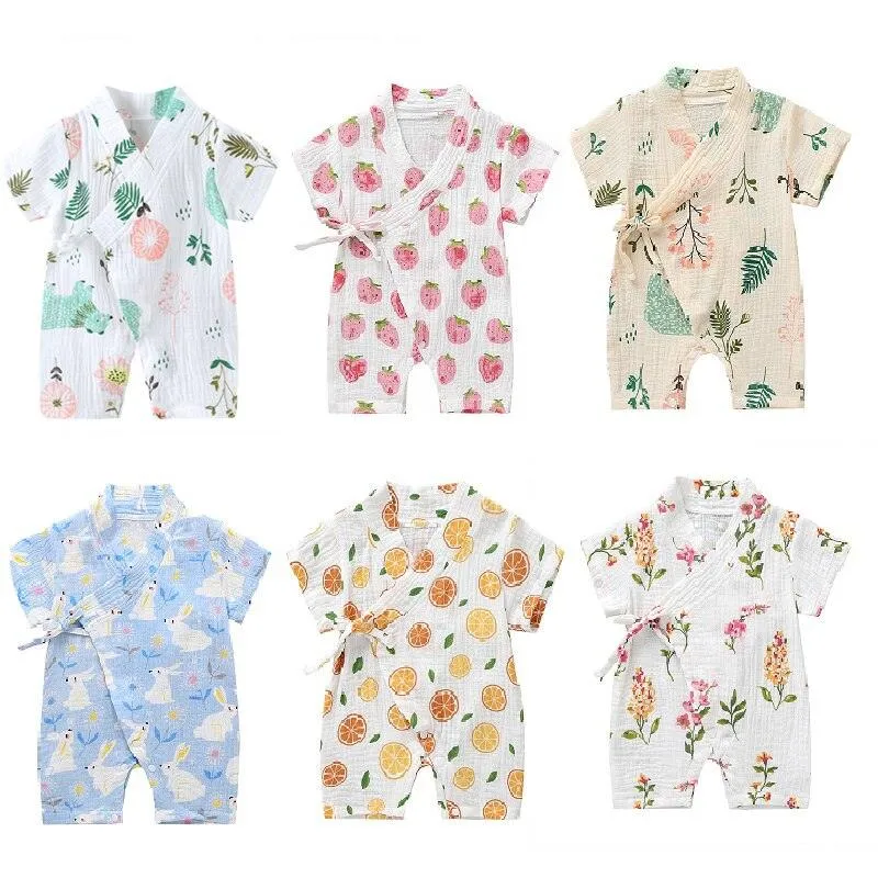 Short Sleeve Baby Kimono