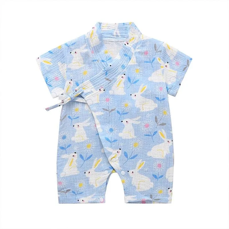 Short Sleeve Baby Kimono