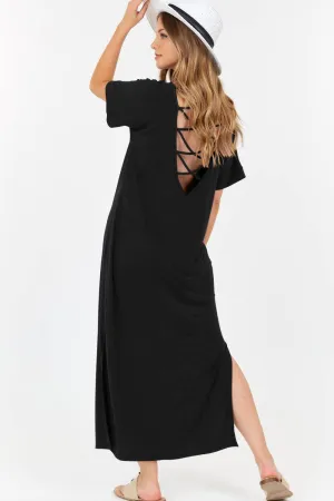 Short Sleeve Maxi Dress