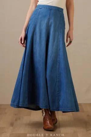 Skirt, Indigo Trails